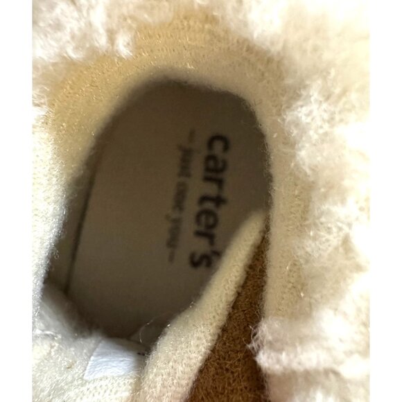 Carters Boys Size 6-12M Tan Faux Suede Booties NWT - Picture 4 of 5